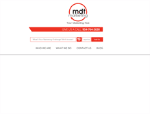 Tablet Screenshot of mdtmarketing.com